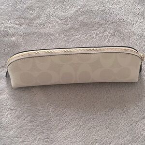 Coach Pencil Case in signature canvas